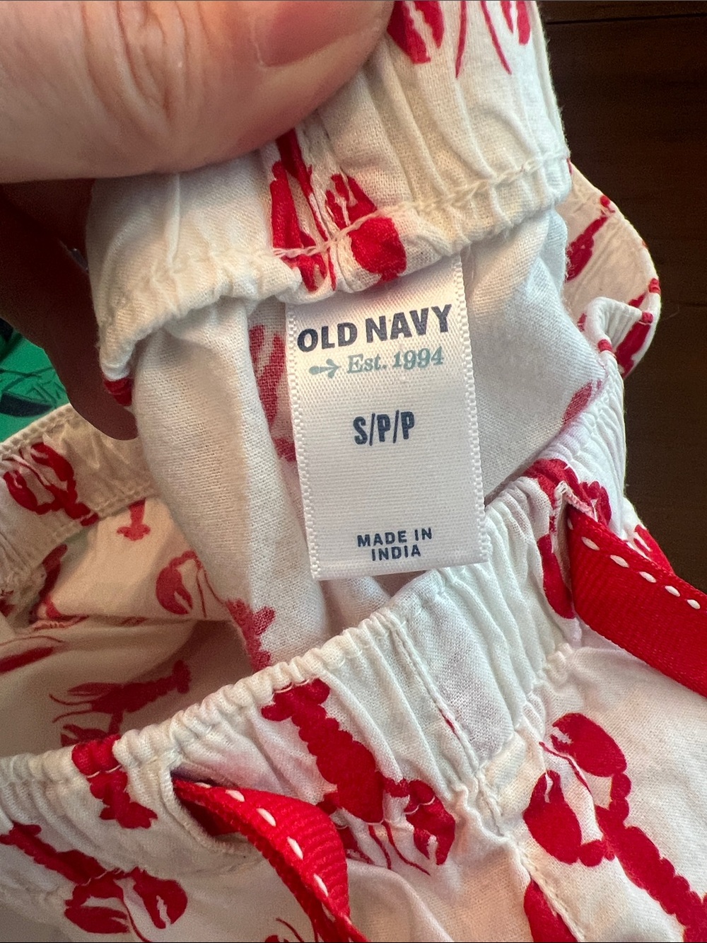 Old Navy PJ bottoms with Lobster and Boat Print - Picture 7 of 8